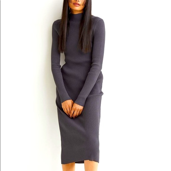 H&M Dresses & Skirts - NWT H&M Ribbed Mock-Neck Dress